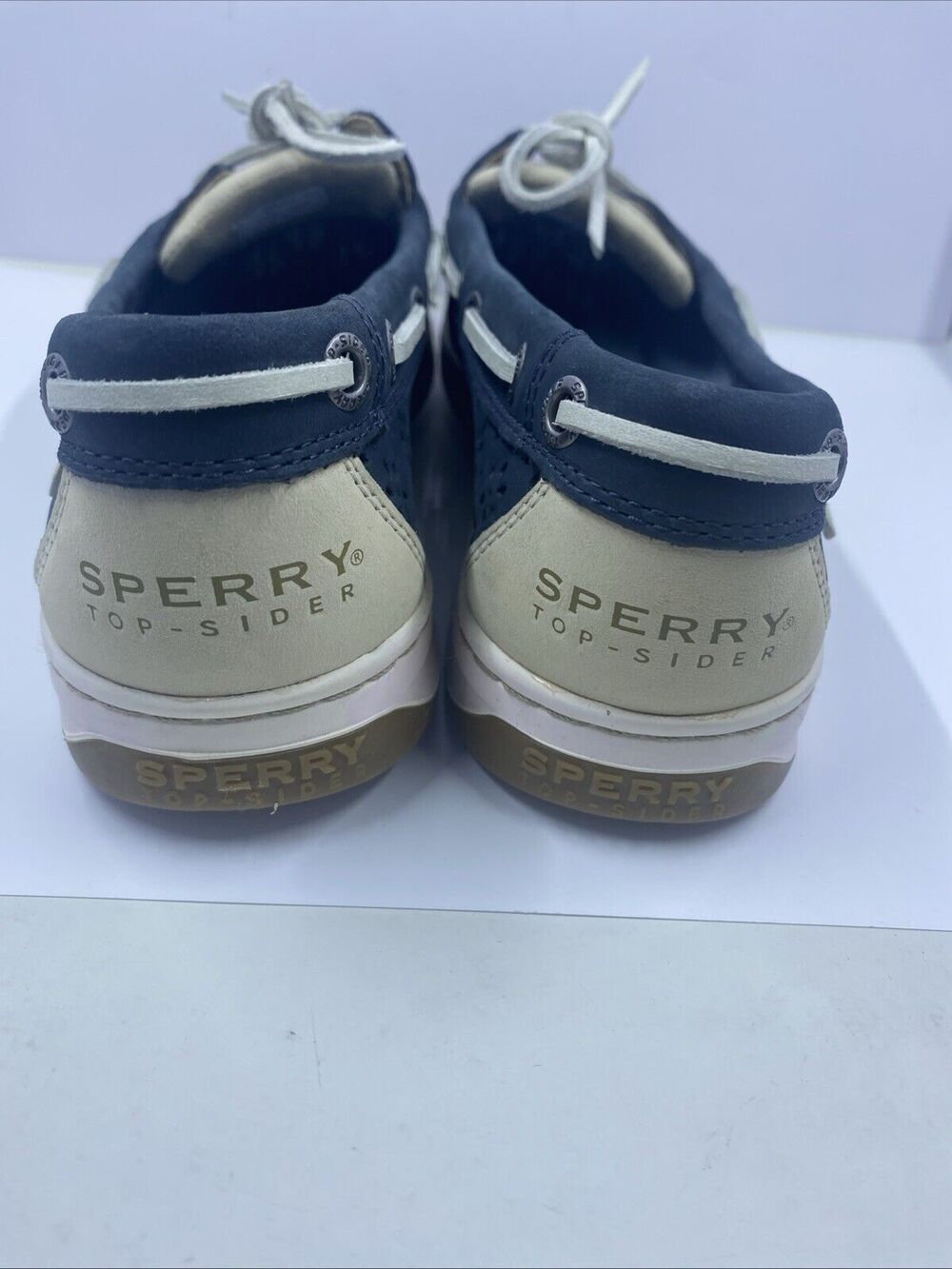 Sperry Top Slider Blue/Gray/White 9265919 Boat Shoe US Women's Size 6M - Picture 10 of 11